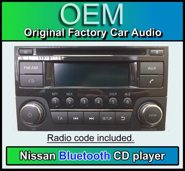 NISSAN 28185BH30C, NISSAN CD player Bluetooth car stereo AGC0071RF