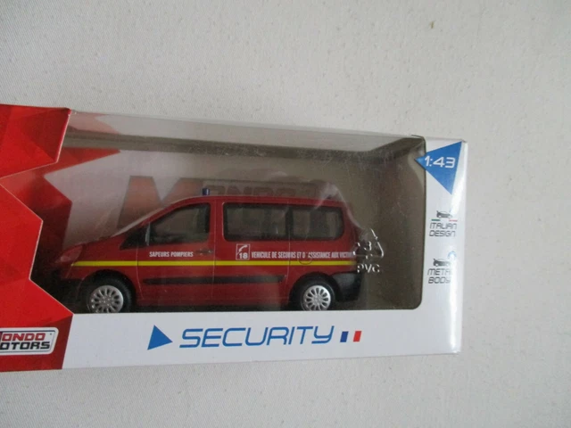 Miniature Norev 1/43 – Citroën Jumper Hdi VSAV Pompiers (occasion, Défaut Peinture)
