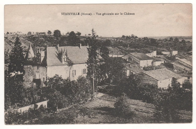 Cpa 55 - Stainville : Vue Générale Sur Le Château (Meuse) Non Écrite