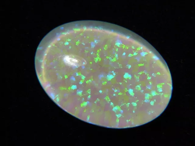 BUTW Gilson Opal Oval 12mm x 16mm x 4mm triplet cabochon gemstone lapidary 4664D 2