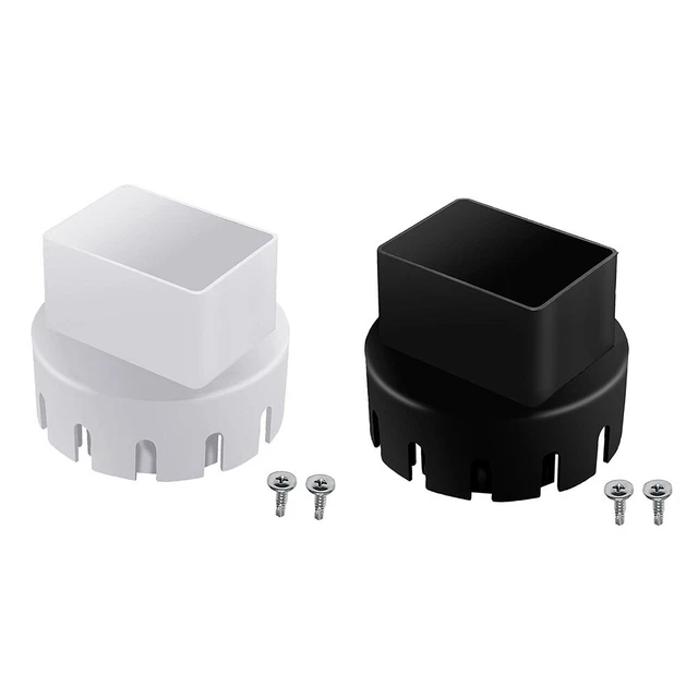 Raccords de tuyauterie convertisseur blanc/noir avec vis kits 3x4/2x3 pouces dur