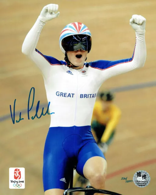 Victoria PENDLETON Signed Autograph Olympic Games Official Photo A COA AFTAL