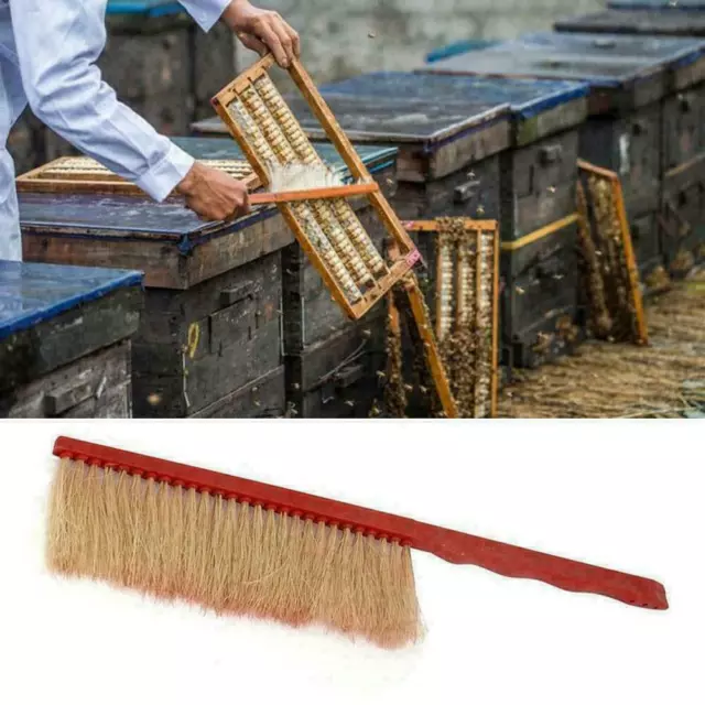 B0P1 Bee Horse-Hair Brush Sweep Bee Flicking Horsetail Bee Beekeeping Equipment