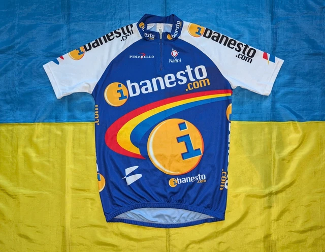 Maillot Cycliste Vintage Banesto Pinarello Nalini - Taille 2/S - Occasion Homme