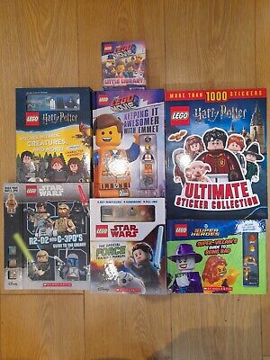 Lego Book Bundle with FIGURINES. FOR CHILDREN OVER 3 YEARS OF AGE AND OLDER