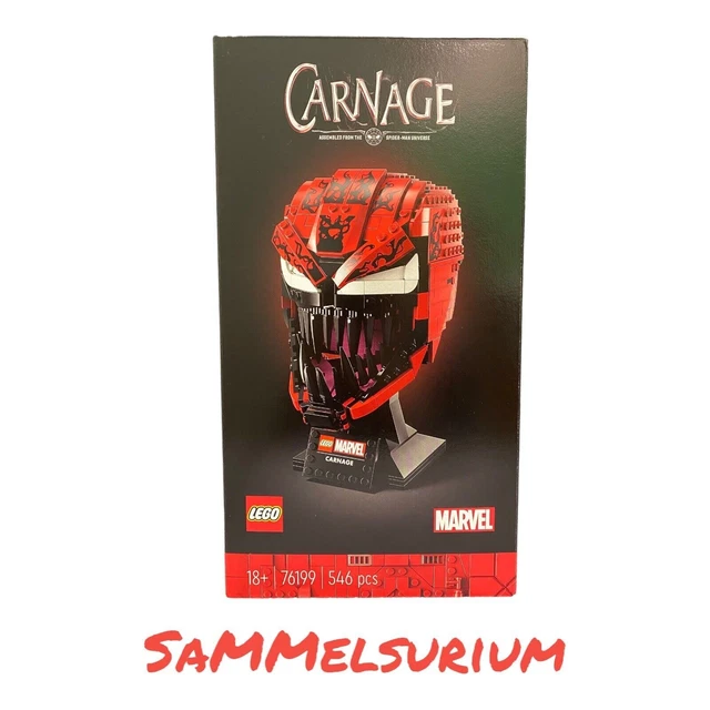 LEGO CARNAGE MARVEL Venom Spider Man Super Heroes 76199 IMBALLO