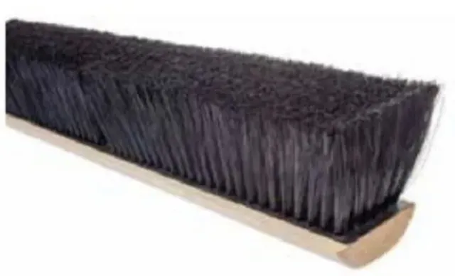 Magnolia Brush #2024 24" Black Polypropylene Professional Series Push Broom Head