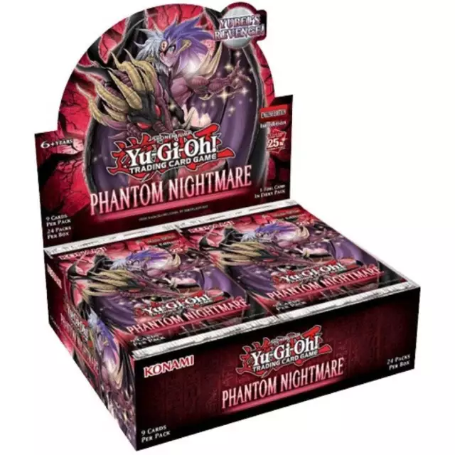 YuGiOh TCG: Phantom Nightmare : Sealed Booster Box of 24 Packs : 1st Edition