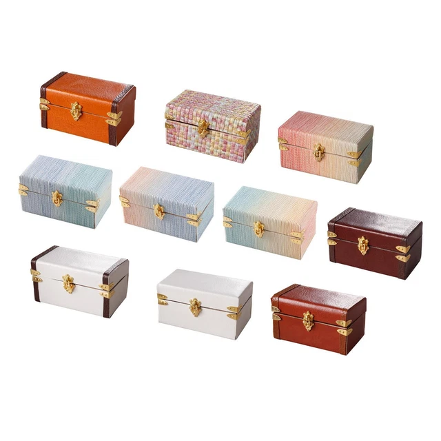 TOYANDONA 4ensembles Miniature Case Clasps Pour Accessoires De Poupées