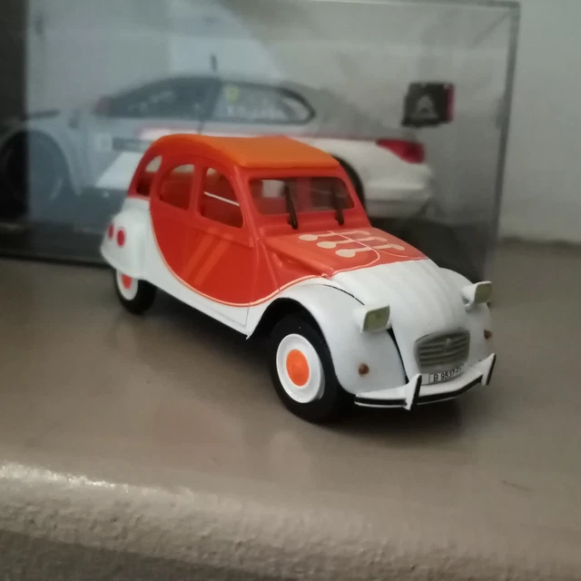Citroën 2CV6 Saint Valentin 1/43 Norev – Occasion, En Boîte, Modèle Réduit 1989