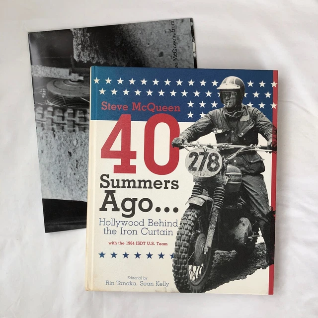 40 SUMMERS AGO Steve McQueen Book w/Poster Rin Tanaka, Sean Kelly 