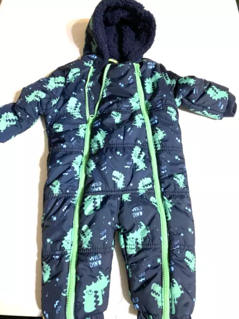 S Oliver One piece SKI SNOW SUIT Shark Size 12 MO Toddler Snowsuit Kids Warm