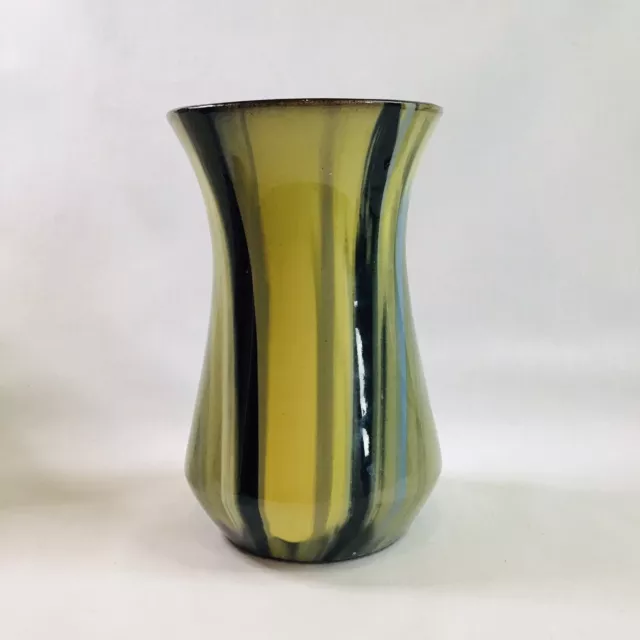 Mid Century 1960’s Babbacombe Studio Pottery Splash Vase By Edwin Barret 62/100