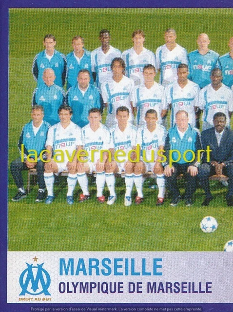 Carte Panini Football 87 – Équipe OM Marseille – Numéro 120 – Vintage Collection