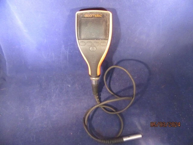 ELCOMETER 456 THICKNESS Gauge meter Ferrous and Nonferrous w/ f1 probe
