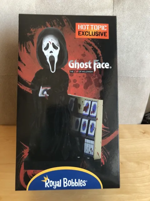 Royal Bobbles Ghostface Scream VHS Store Hot Topic Exclusive Bobblehead