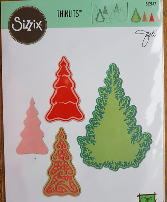 'Juego de hadas árboles de fondo' 7 Sizzix troqueles de Navidad - Precio de venta sugerido £22.99 # 662847