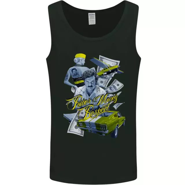 Pablo Escobar Power Money Respect Mens Vest Tank Top