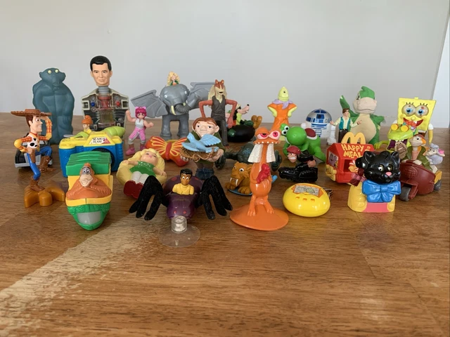 LARGE LOT MCDONALDS Burger King Wendy's Fast Food Happy Meal Toys Vintage 80???s + $14.89 ...