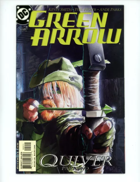 Green Arrow #2 Comic Book 2001 VF/NM 2nd Series DC Comics Quiver Part Two Direct