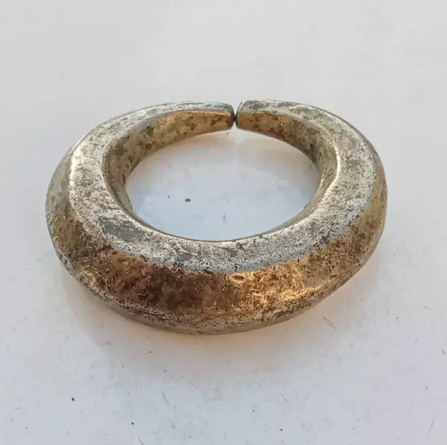 Rare Ancient Superb Late Byzantine Silver Seal Ring 'Spqr' Circa 800-1100Ad