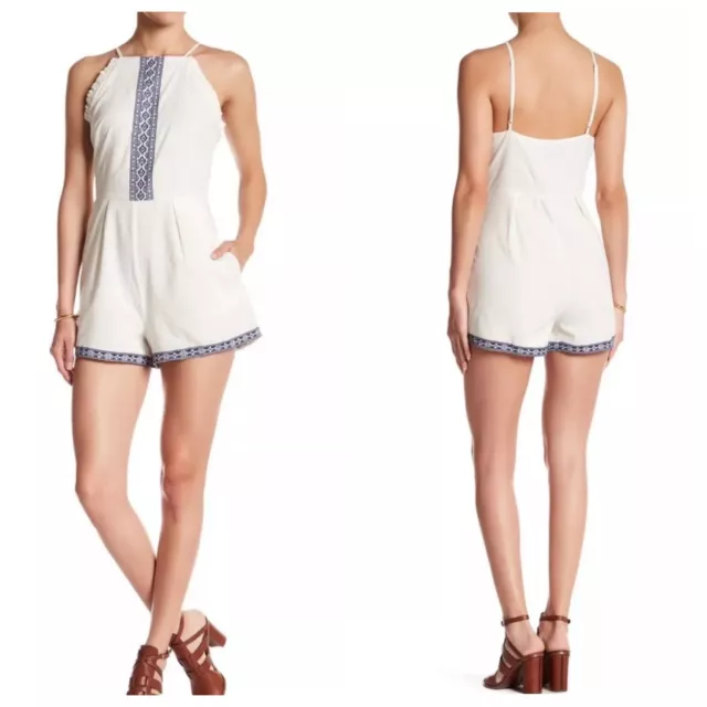 Tularosa Revolve Brand Boyd Romper in Ivory NWT Size S