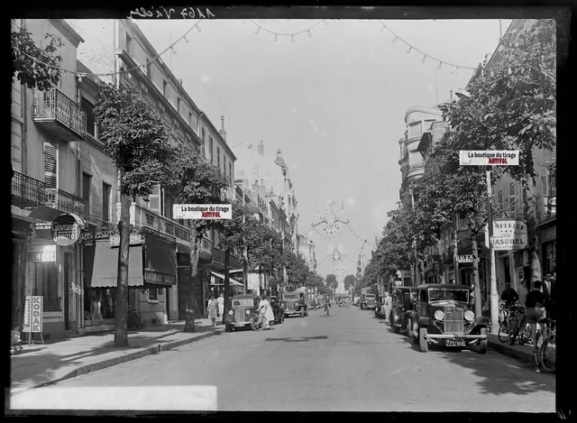 Plaque De Verre Photo Ancienne Négatif Noir Et Blanc 13x18 Cm - Vichy, France 1900-1939