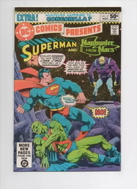 DC Comics Presents #27 1st Mongul 1980 DC Superman key VF+ $1 start!