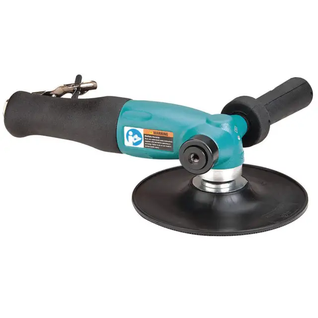 DYNABRADE 53868 Right Angle Air Disc Sander,Ind,1.3 HP