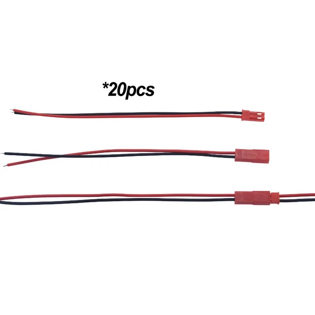 Linee genitori pubbliche fili plug-in maschio collegamento JST-PH2.0 connettore