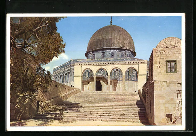 AK Jerusalem, Der Felsendom von Westen