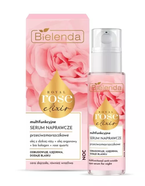 Bielenda Royal Rose Elixir Multifunctional Repair Serum Anti-Wrinkle