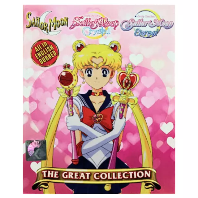 ANIME DVD SAILORMOON The Great Collection English Dubbed Box Set FREE