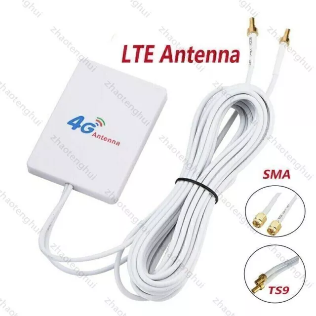 28dbi 3G 4G LTE Antenne Signalverstärker für Mobile WIFI Router TS9/SMA Stecker.