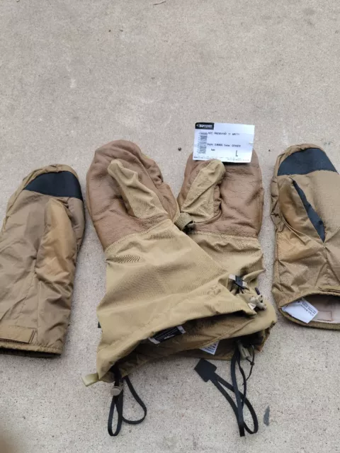 New NIB Outdoor Research Coyote Firebrand Extreme Cold Weather Mittens Large