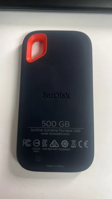 SanDisk Extreme V2 500GB USB-C Portable External SSD (SDSSDE61-500G-G25)