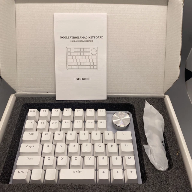 KOOLERTRON AMAG KEYBOARD One-Handed Macro Keypad Mechanical Gaming ...