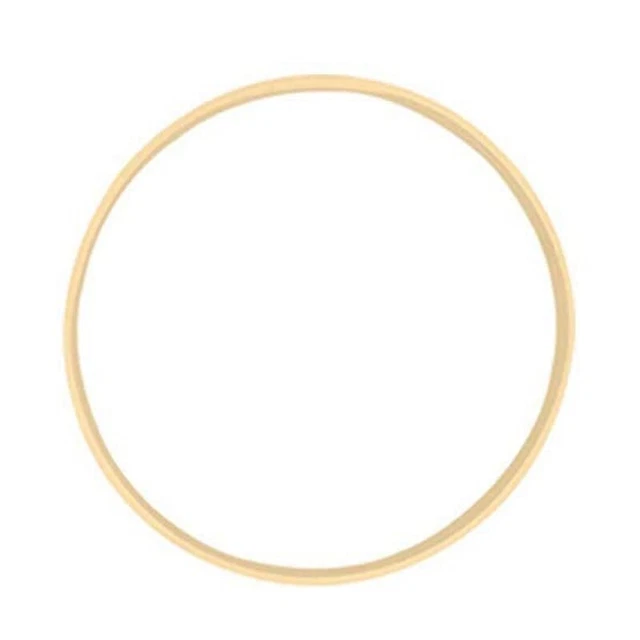 Anillos de bambú de ensueño, círculo de madera receptor redondo hazlo tú mismo aro para corona de flores HoI5A8
