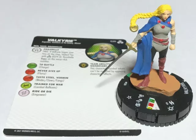 VALKYRIE 026 War of the Realms Marvel HeroClix