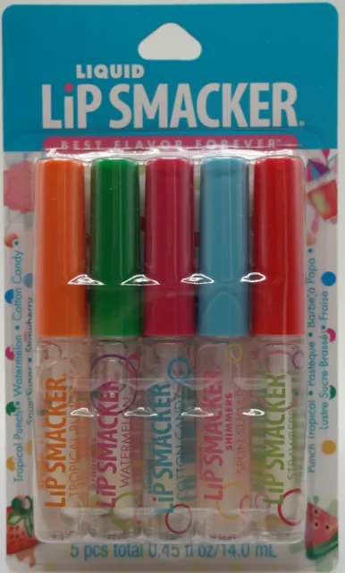 Lip Smacker Liquid Gloss Friendship Pack, 5 Count
