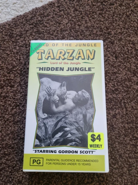 TARZAN LORD OF The Jungle - VHS - Gordon Scott - 1955 $18.00 - PicClick AU