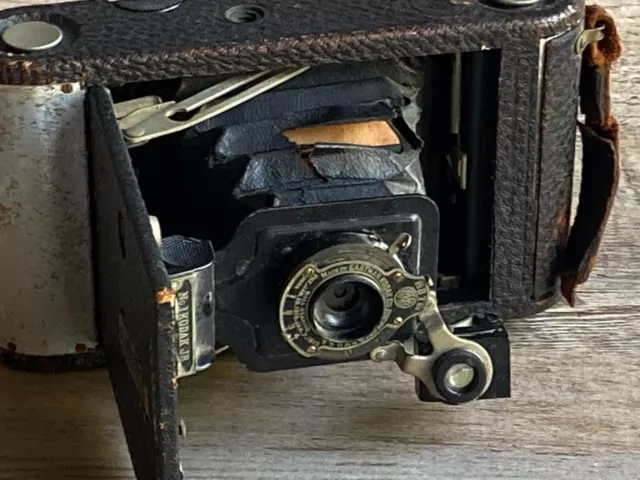 Vintage Circa 1914 No.1 Kodak Junior Eastman Folding Camera Autographic PARTS