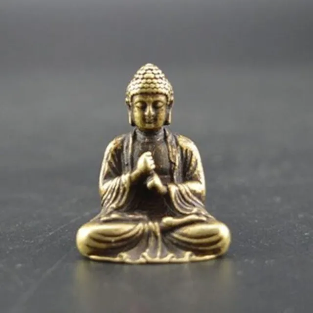 Sacred Chinese Buddhism Bronze Sakyamuni Buddha Ornament – Luck and Faith