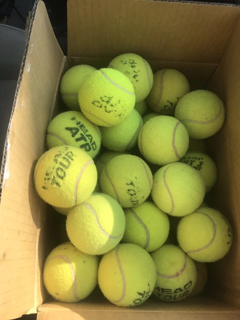 Lot De 70 Balles De Tennis Usagees