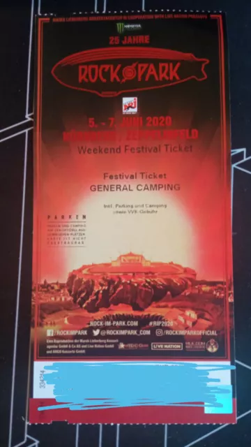 Rock im Park 2022 - Festival Ticket General Camping (3 Days) 
