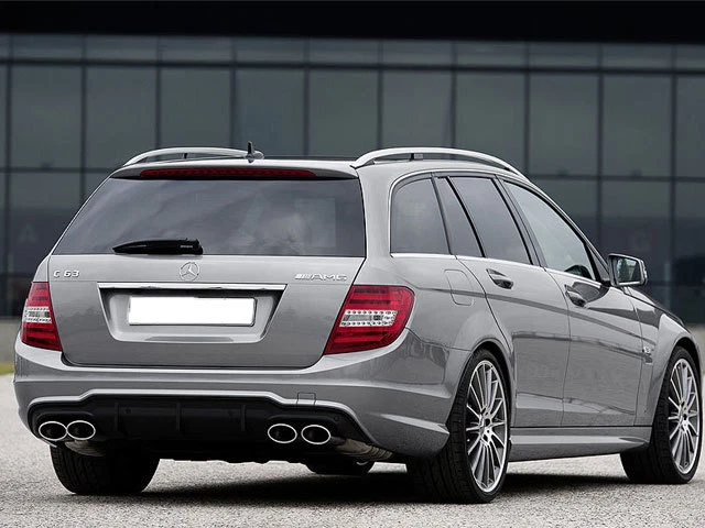 W204 Rear MERCEDES W204 S204 AMG C63 Rear Bumper Diffuser C200 C220 C250 C300 ...
