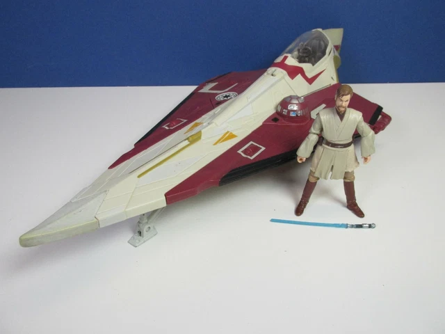 Action Figure Star Wars Anakin Skywalker Con Caccia Jedi - Veicolo Mission Fleet, 6 Cm, Per Bambini Da 4 Anni