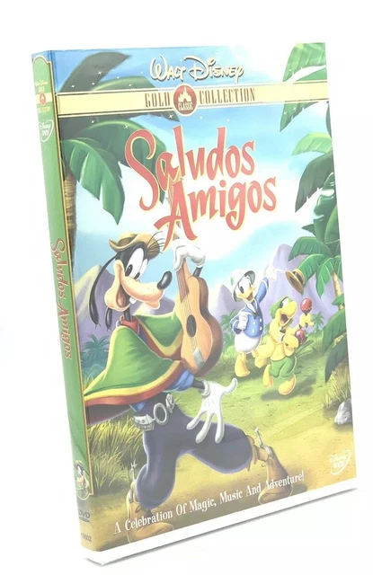 Saludos Amigos (DVD, 2000; Walt Disney Gold Collection) NEW  OOP