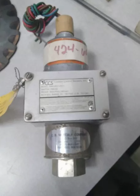 Custom Control Sensors 646GZE11-7011 Pressure Switch