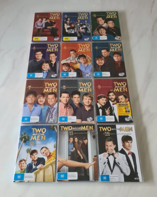 Two And A Half Men Complete Dvd Series Seasons 1 12 Great Condition 5089 Picclick 